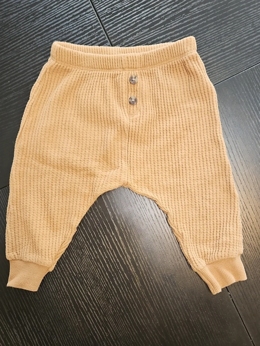 Old Navy Waffle-Knit Tan Jogger Bottoms